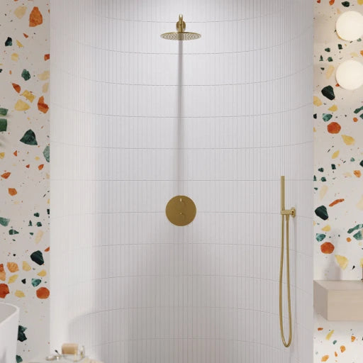 Sturtuhaus með Stöng (Brushed Gold) Slimline