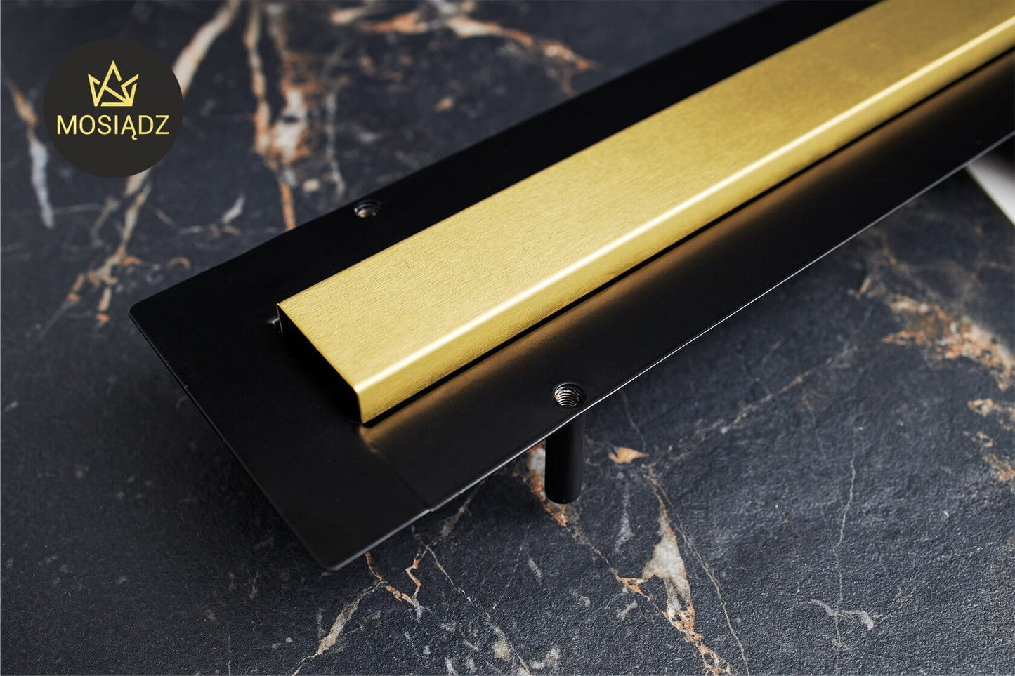 LINE PRO - Brushed Brass niðurfall