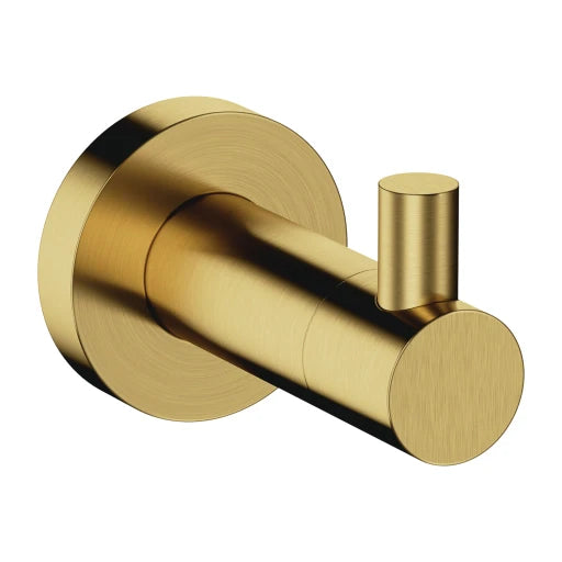 Krókur Einfaldur (Brushed Brass)